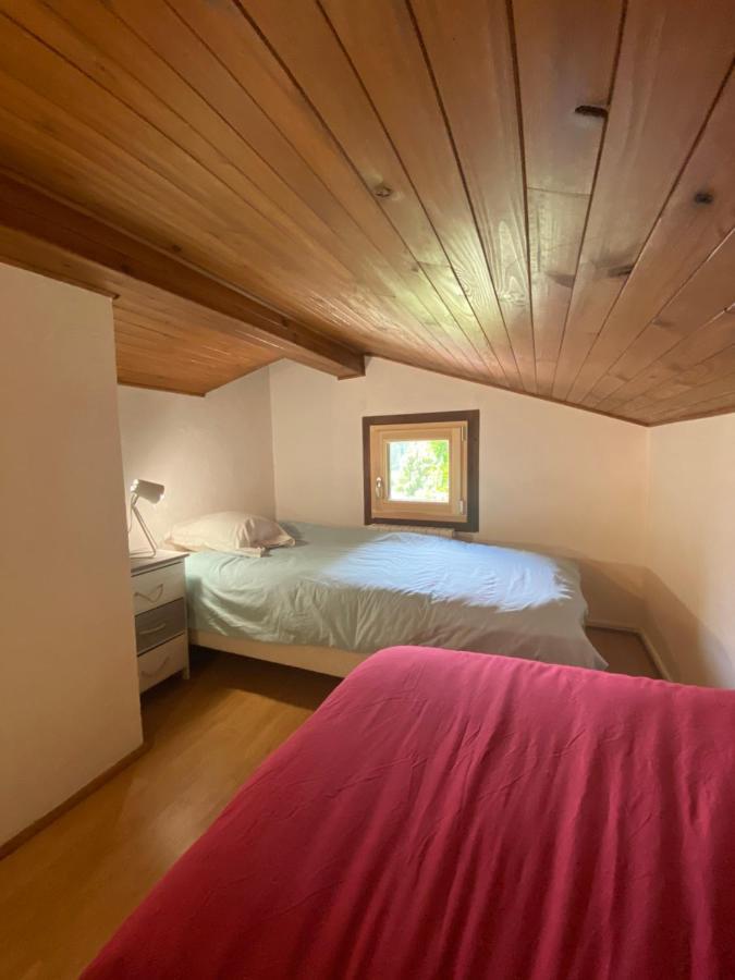 Logement Mansarde Dans Maison Avec Jardin En Bord De Piste, Vue Montagne เลอุชส์ ภายนอก รูปภาพ